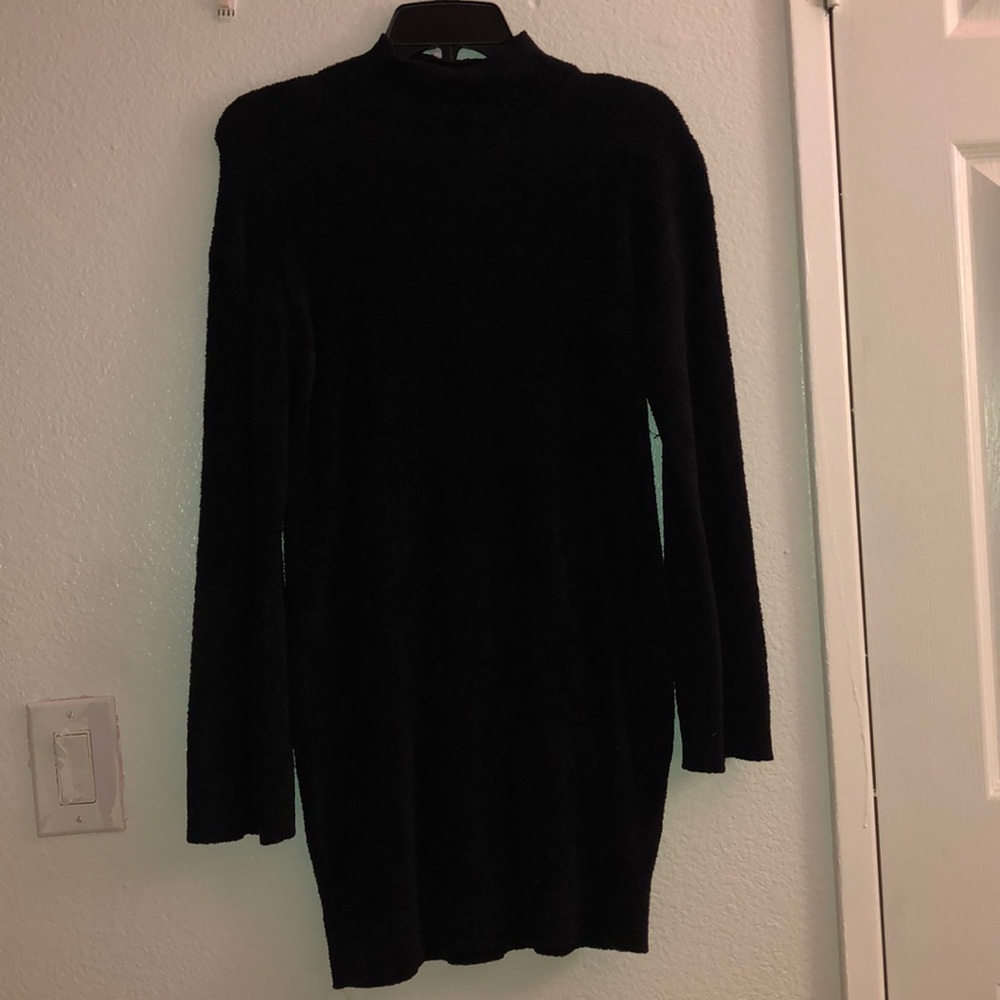 Express black sweater dress